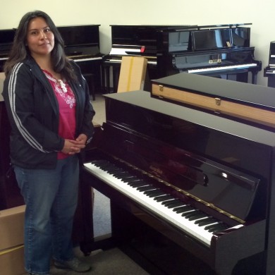 Ms. Perez at the Piano Megastore