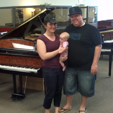 Jones Family at Piano Megastore