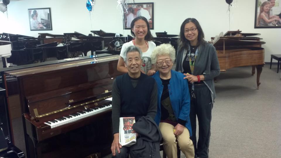 Wang Family at Piano Megastore