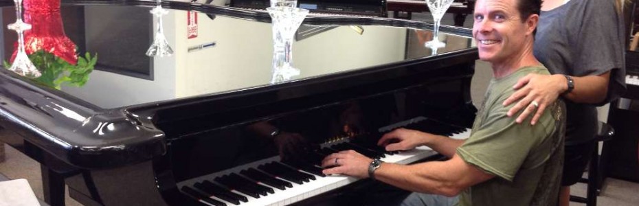 Michelle & Steve Kiernan and their Pianobar piano.