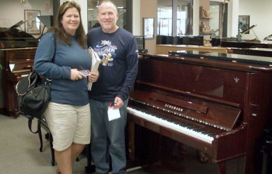 The Nelsons and their new Starr Piano