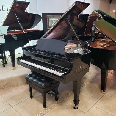 Steinway M ep Silver Plate Parlor Grand